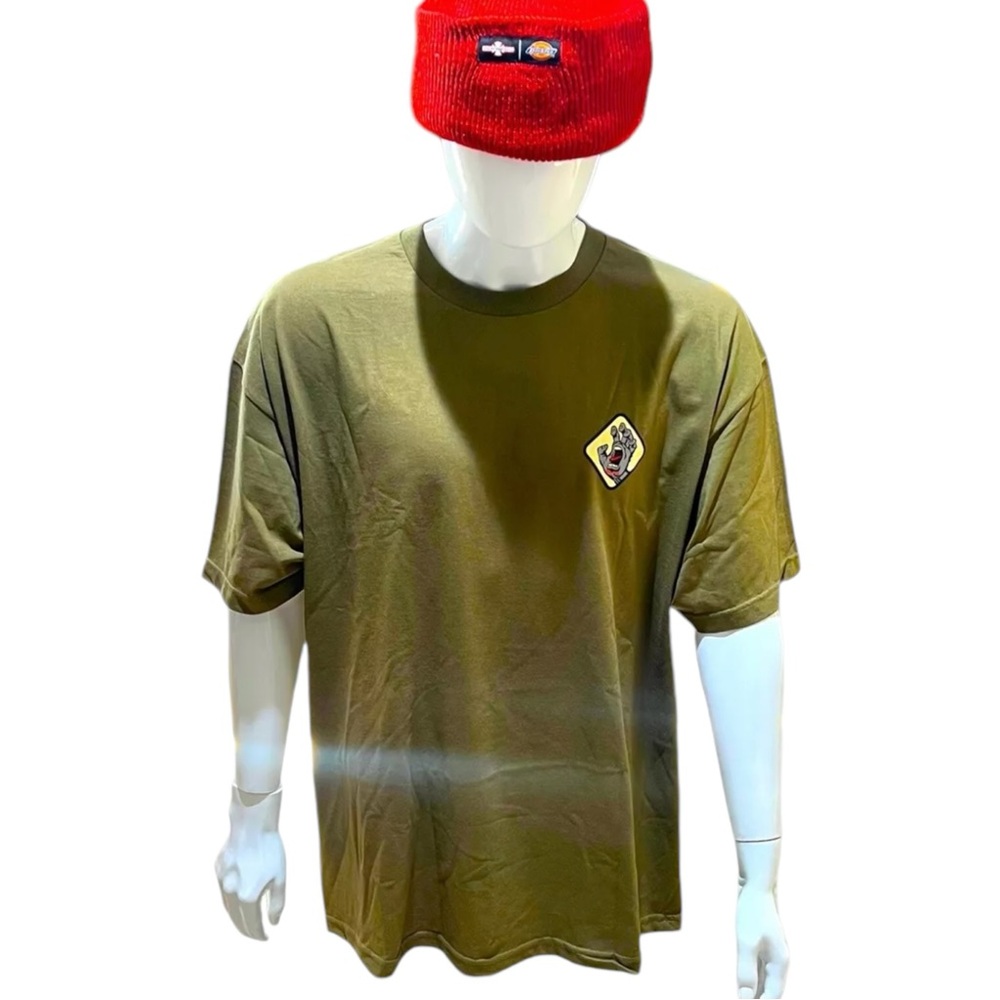 Vintage Santa Cruz Screaming Hand T-shirt in Green